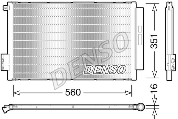 Skraplacz klimatyzacji DENSO DCN09043