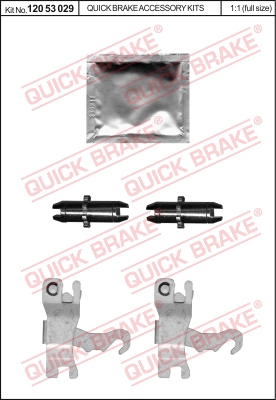 Zestaw naprawczy rozpieracza QUICK BRAKE 120 53 029