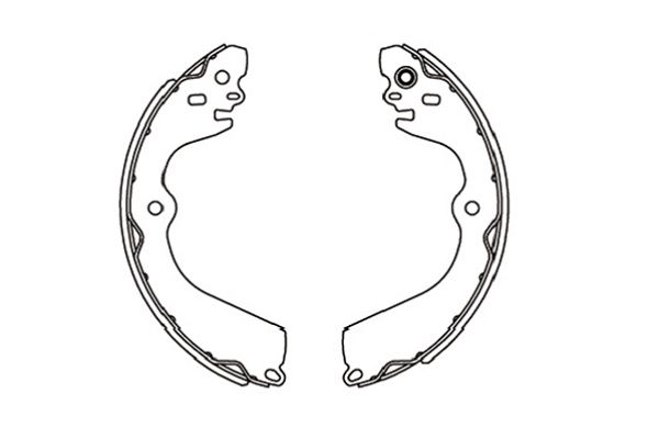 Zestaw szczęk hamulcowych KAVO PARTS KBS-7413