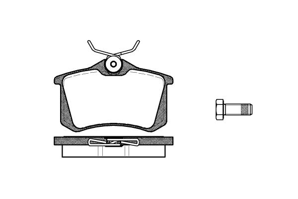 Klocki hamulcowe REMSA 0263.10