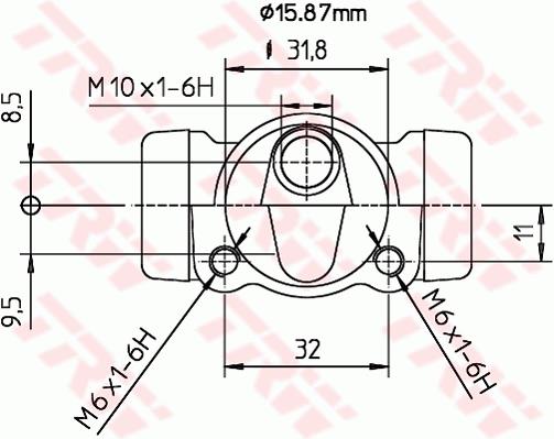 Cylinderek TRW BWB139