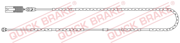 Czujnik zużycia klocków QUICK BRAKE WS 0248 A