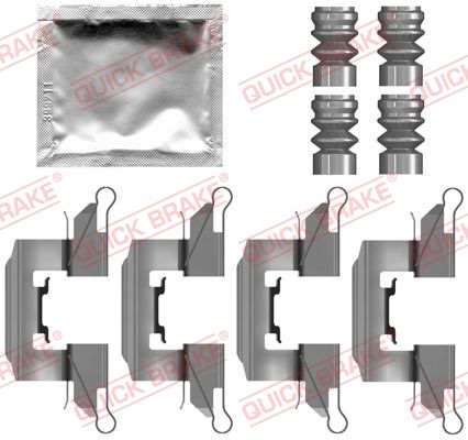 Zestaw akcesoriów montażowych  klocków hamulcowych QUICK BRAKE 109-0139