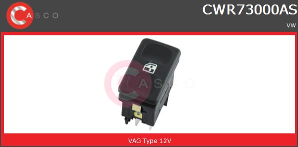 Przełącznik podnośnika szyby CASCO CWR73000AS