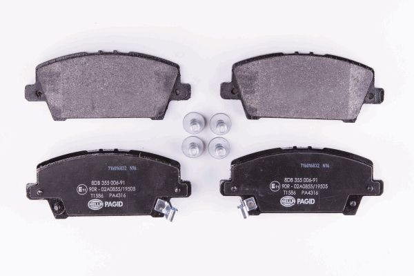 Klocki hamulcowe HELLA 8DB 355 006-911