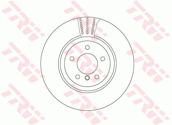 Tarcza hamulcowa TRW DF6624S