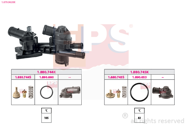 Termostat, środek chłodzący EPS 1.879.962KK