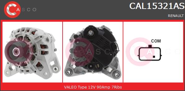 Alternator CASCO CAL15321AS