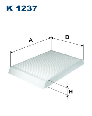 Filtr kabinowy FILTRON K 1237