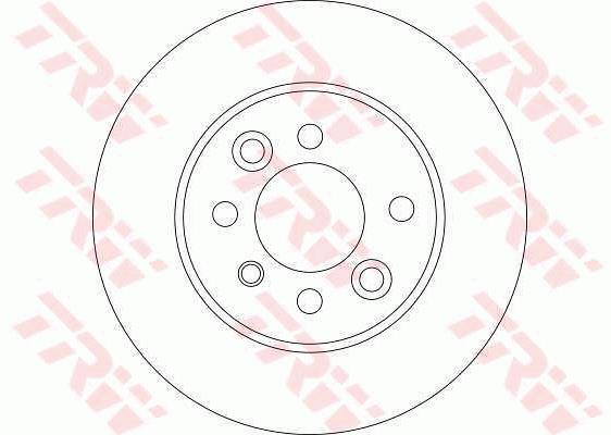 Tarcza hamulcowa TRW DF4455