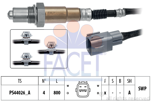 Sonda lambda FACET 10.8525
