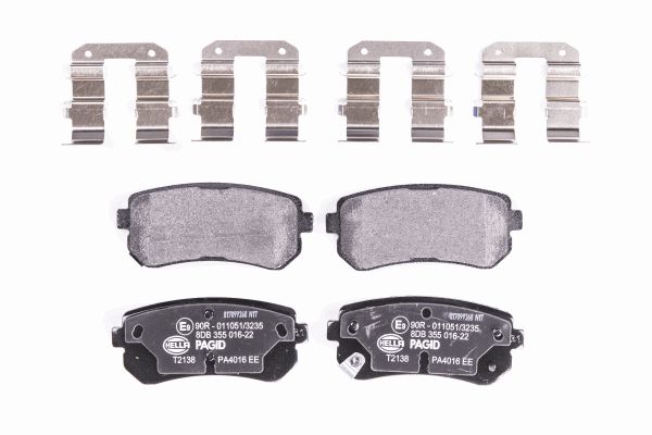 Klocki hamulcowe HELLA 8DB 355 016-221