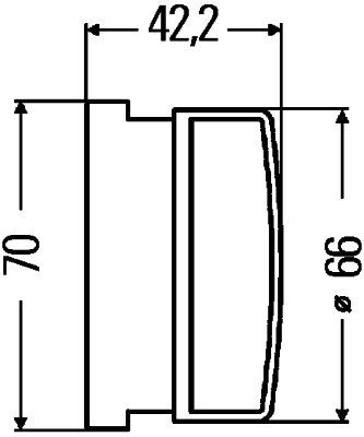 Światło odblaskowe tylne HELLA 8RA 009 001-031