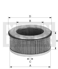 Filtr kabinowy MANN-FILTER CU 33 128