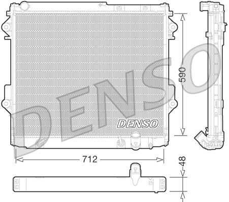 Chłodnica DENSO DRM50075