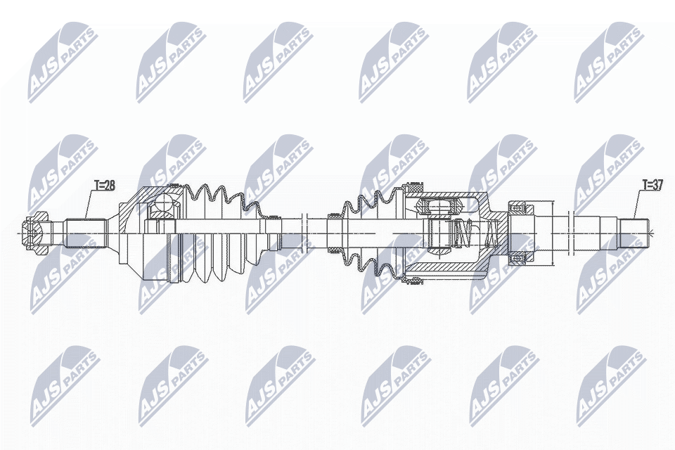 Filtr sadzy / filtr cząstek stałych, układ wydechowy NTY DPF-ME-013