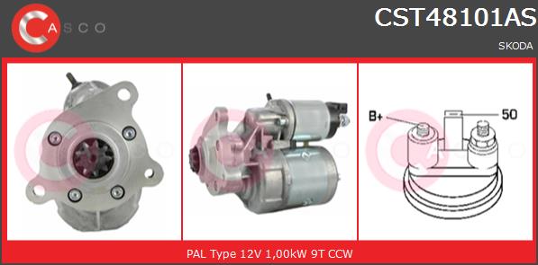 Rozrusznik CASCO CST48101AS