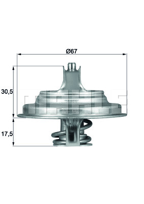 Termostat MAHLE TX 54 83D