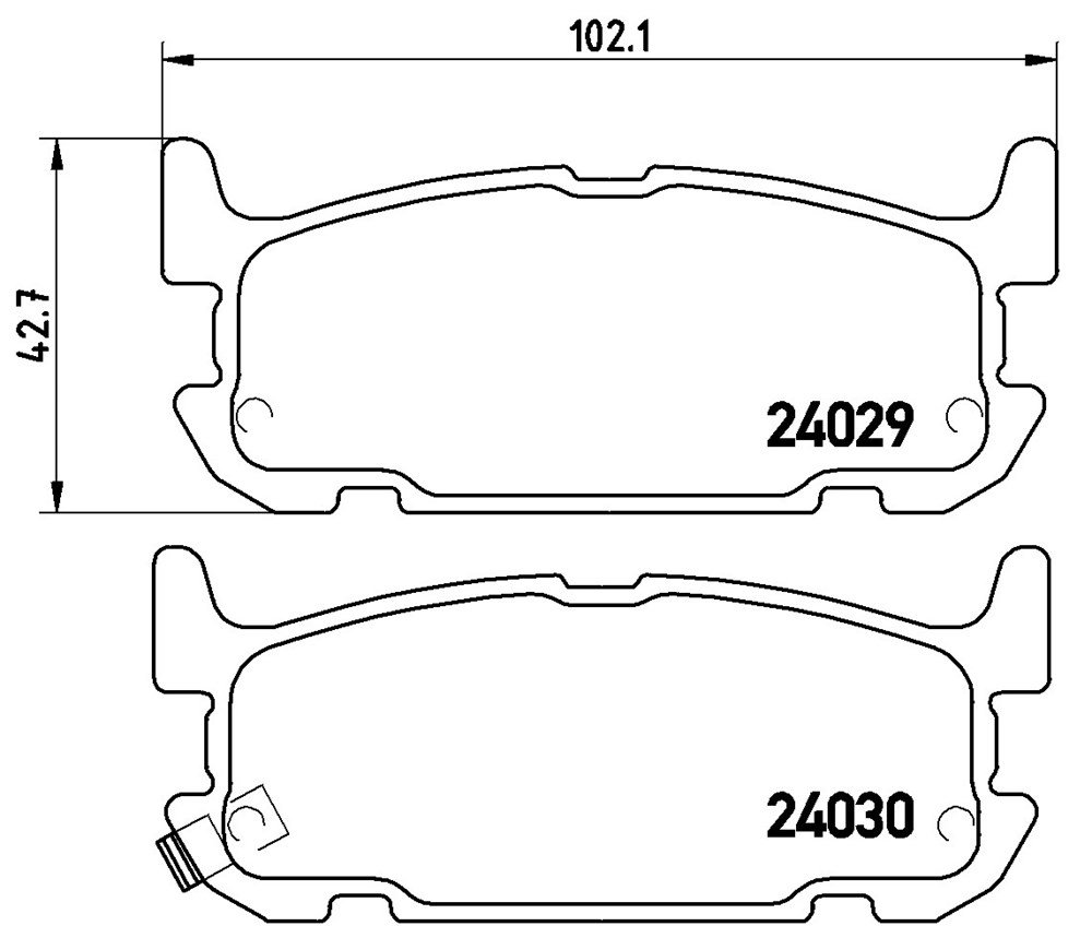 Klocki hamulcowe BREMBO P 49 031