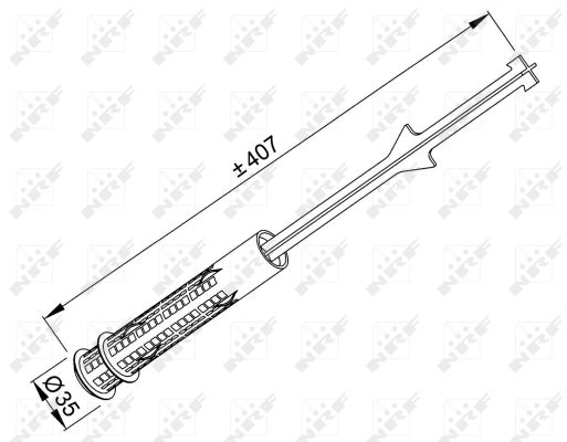 Osuszacz klimatyzacji NRF 33335