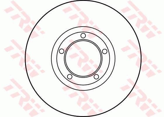 Tarcza hamulcowa TRW DF1653