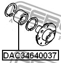 Łożysko koła FEBEST DAC34640037