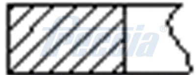 Pierścienie tłokowe FRECCIA FR10-206200