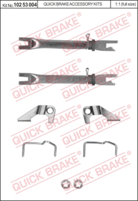 Regulacja szczęk hamulcowych QUICK BRAKE 102 53 004