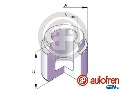 Tłoczek zacisku hamulcowego AUTOFREN SEINSA D025347