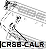 Guma stabilizatora FEBEST CRSB-CALR