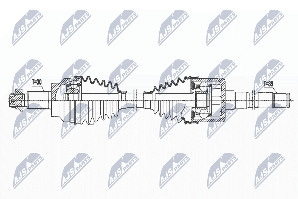 Wał napędowy NTY NPW-AR-016