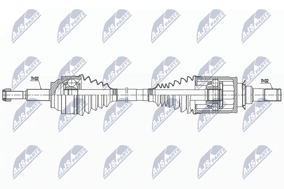 Wał napędowy NTY NPW-CH-128