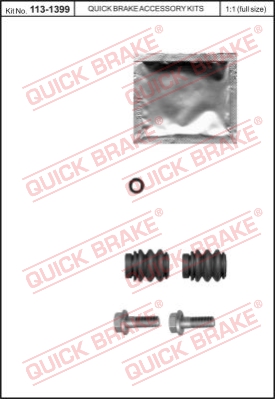 Zestaw naprawczy zacisk hamulcowy QUICK BRAKE 113-1399