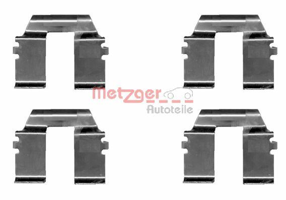 Zestaw akcesoriów montażowych  klocków hamulcowych METZGER 109-1232