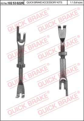 Regulacja szczęk hamulcowych QUICK BRAKE 102 53 022R