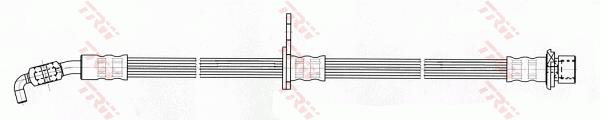Przewód hamulcowy elastyczny TRW PHD695