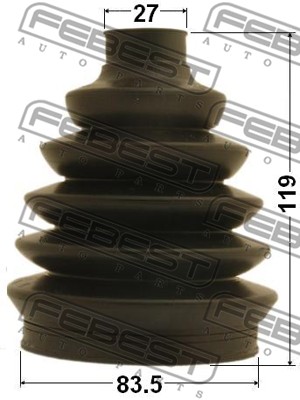 Osłona przegubu FEBEST 0117P-ACV30