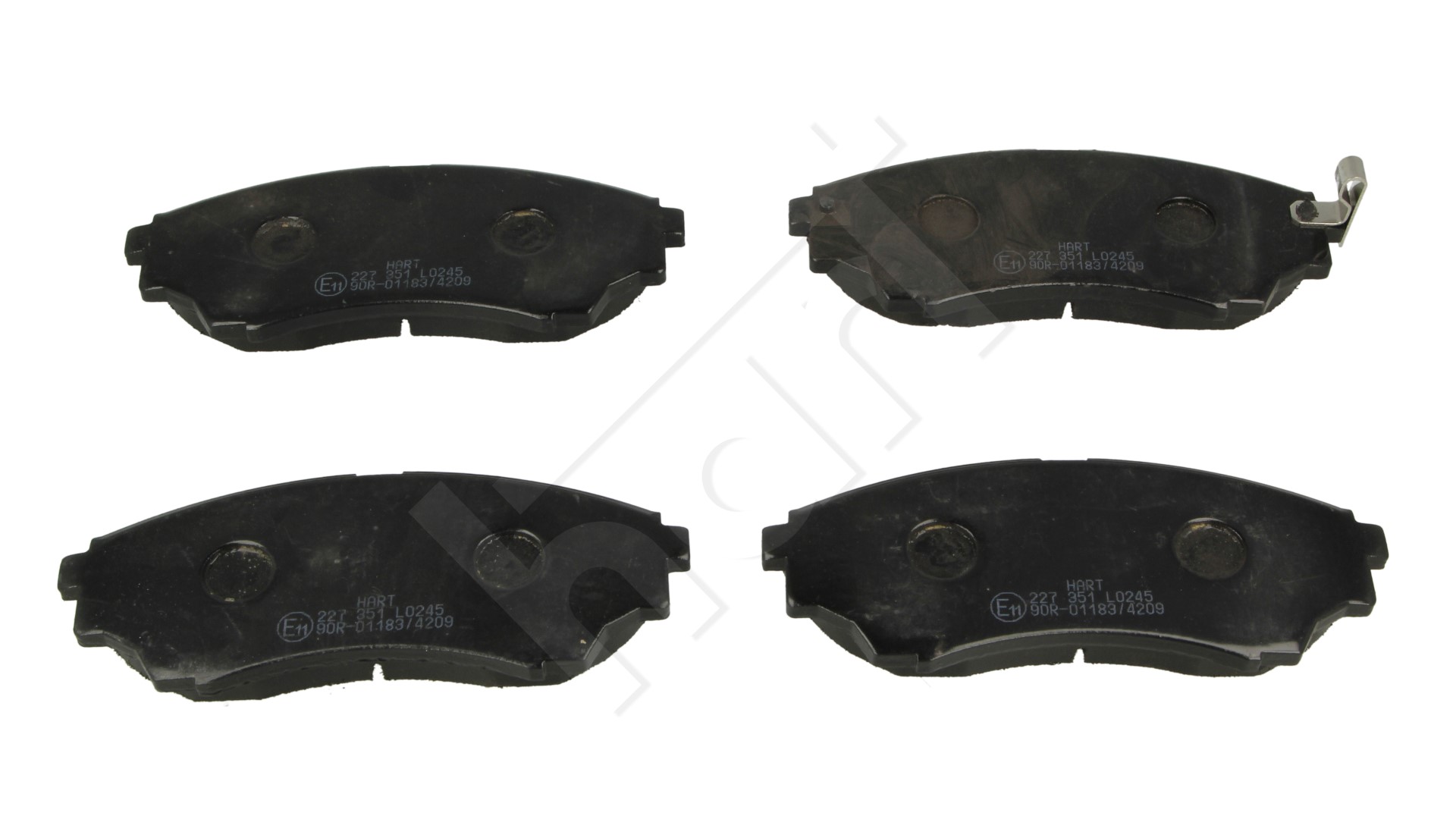 Klocki hamulcowe HART 227 351