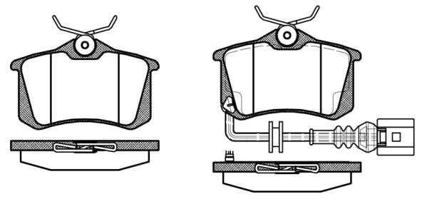 Klocki hamulcowe REMSA 0263.41