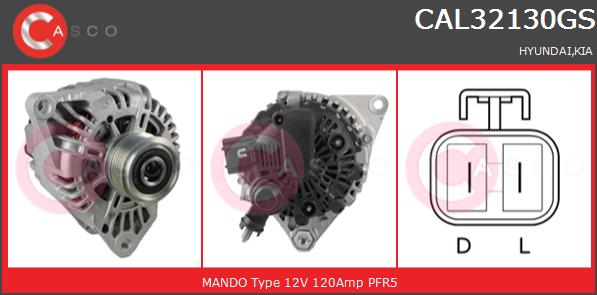 Alternator CASCO CAL32130GS