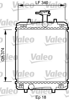 Chłodnica VALEO 735072