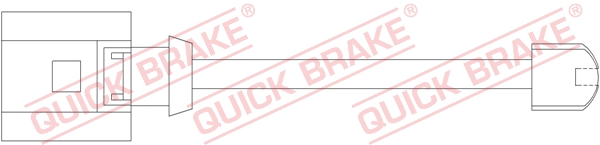 Czujnik zużycia klocków QUICK BRAKE WS 0310 A