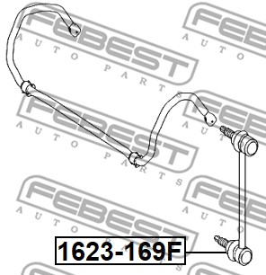 Łącznik stabilizatora FEBEST 1623-169F