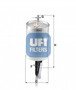 Filtr paliwa UFI 31.A06.00