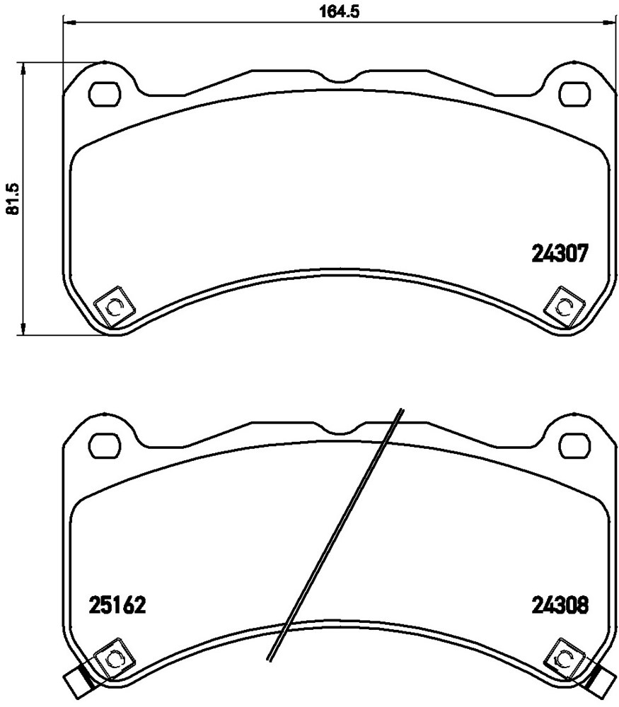 Klocki hamulcowe BREMBO P 83 146