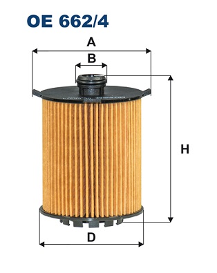 Filtr oleju FILTRON OE 662/4