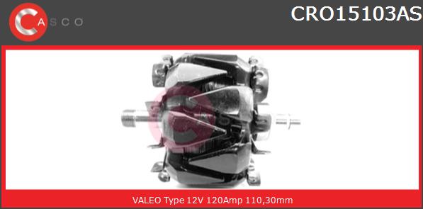 Wirnik alternatora CASCO CRO15103AS