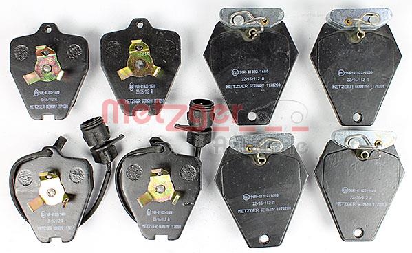 Klocki hamulcowe METZGER 1170280