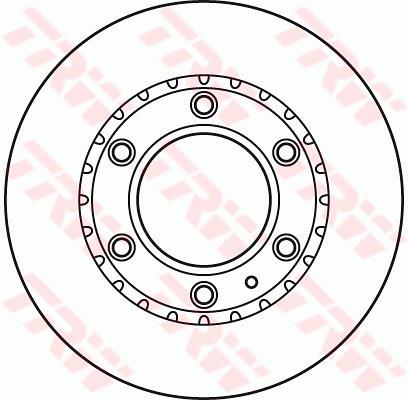 Tarcza hamulcowa TRW DF6034S