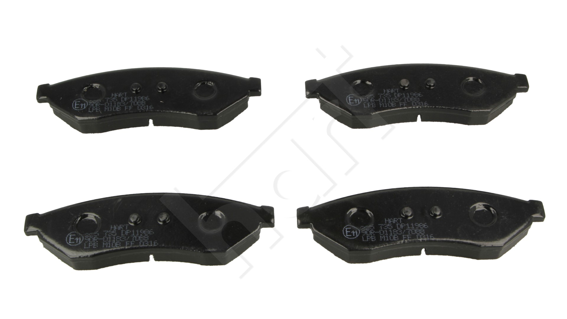 Klocki hamulcowe HART 225 735